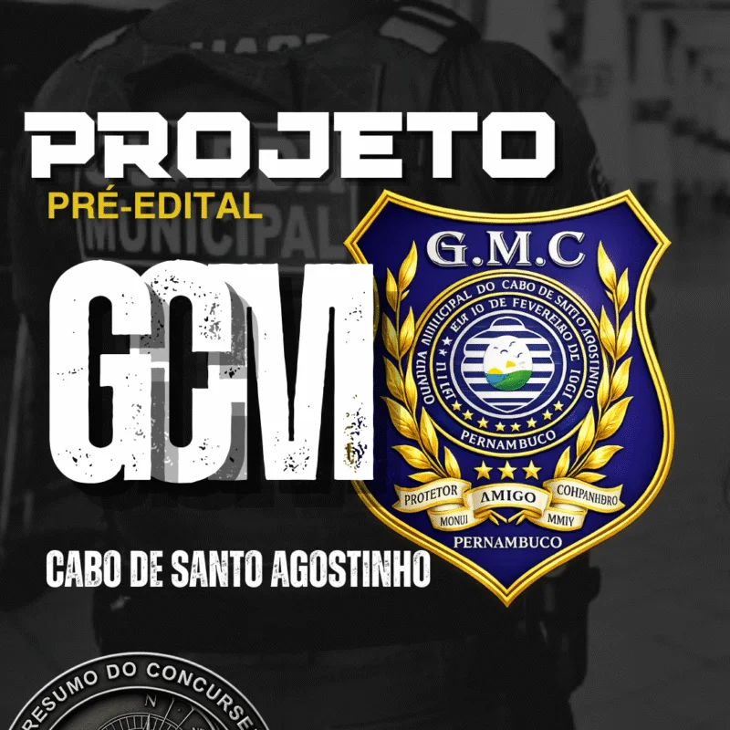 Capa do Projeto GCM Cabo de Santo Agostinho
