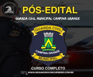Capa do Projeto GCM Campina Grande (Edital 2026)