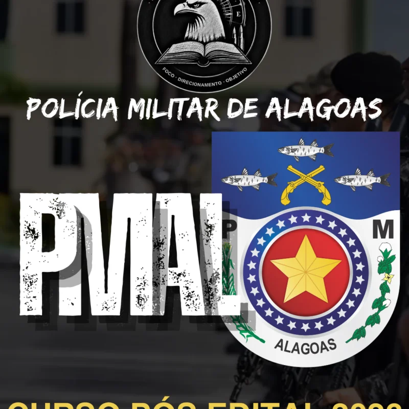 Capa do Projeto Polícia Militar de Alagoas | PMAL