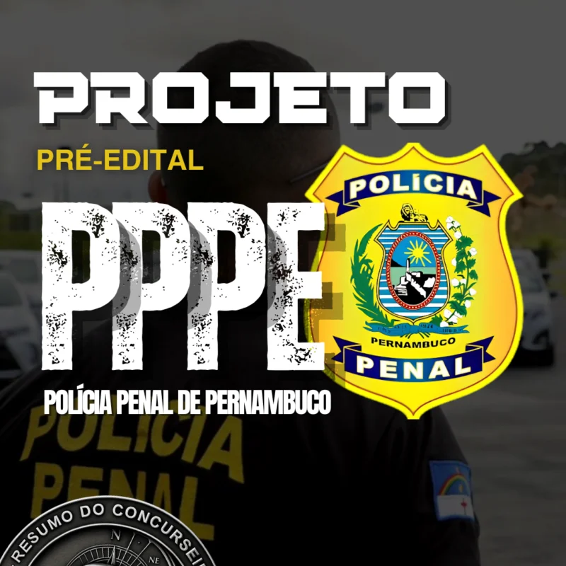 Capa do Projeto Polícia Penal de Pernambuco
