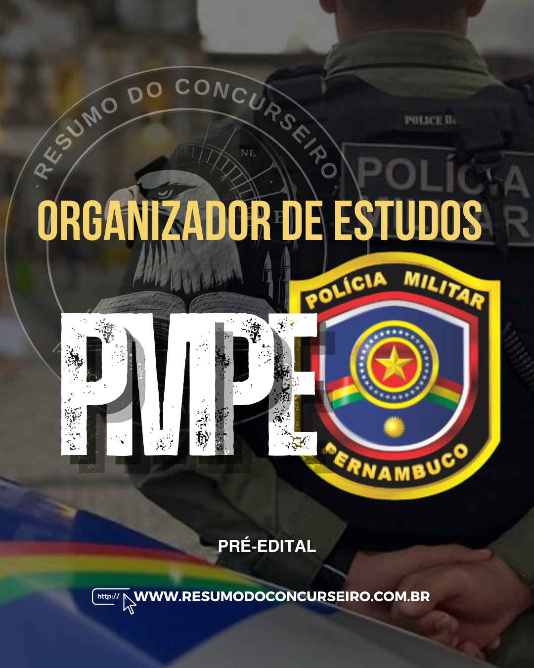 Organizador de estudos – PMPE